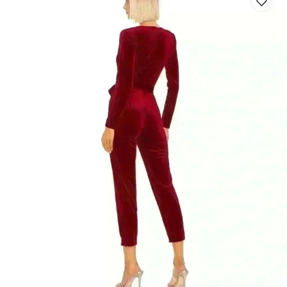 Hart Jumpsuit in Ruby Red - Picture 2 of 2